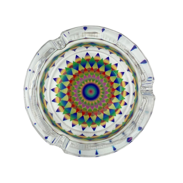 White Mandala Ash Tray