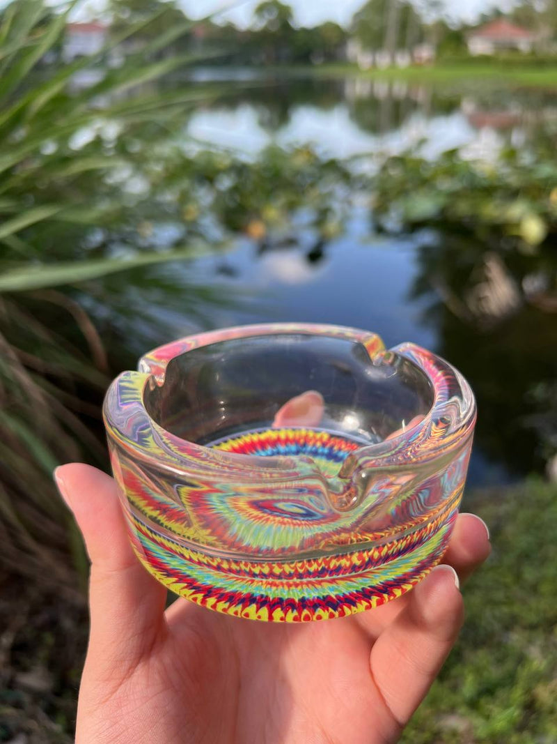 Tie Dye Ash Tray