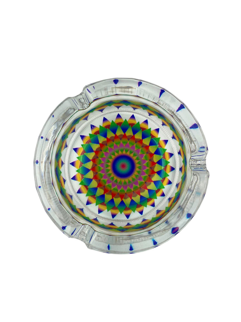 White Mandala Ash Tray